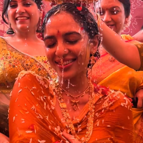 Sobhita and Naga Chaitanya haldi ceremony