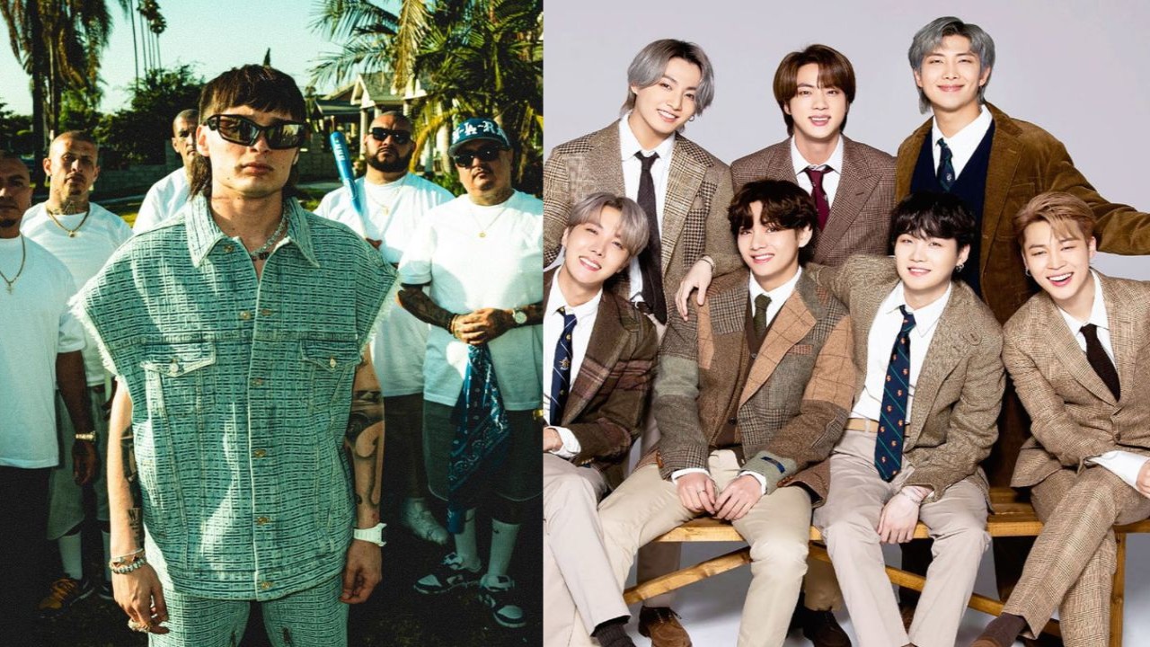 Peso Pluma, BTS: images from Double P Records, BIGHIT MUSIC