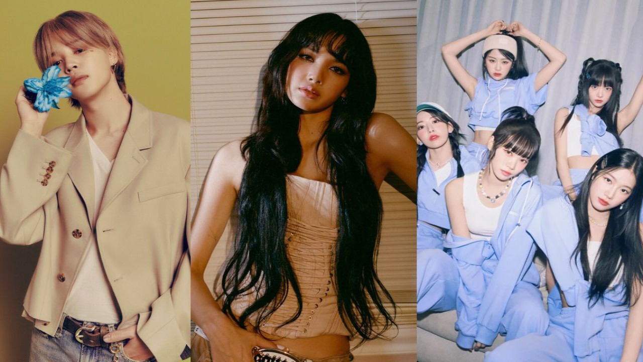 Jimin, Lisa, LE SSERAFIM: images from BIGHIT MUSIC, LLOUD, Source Music