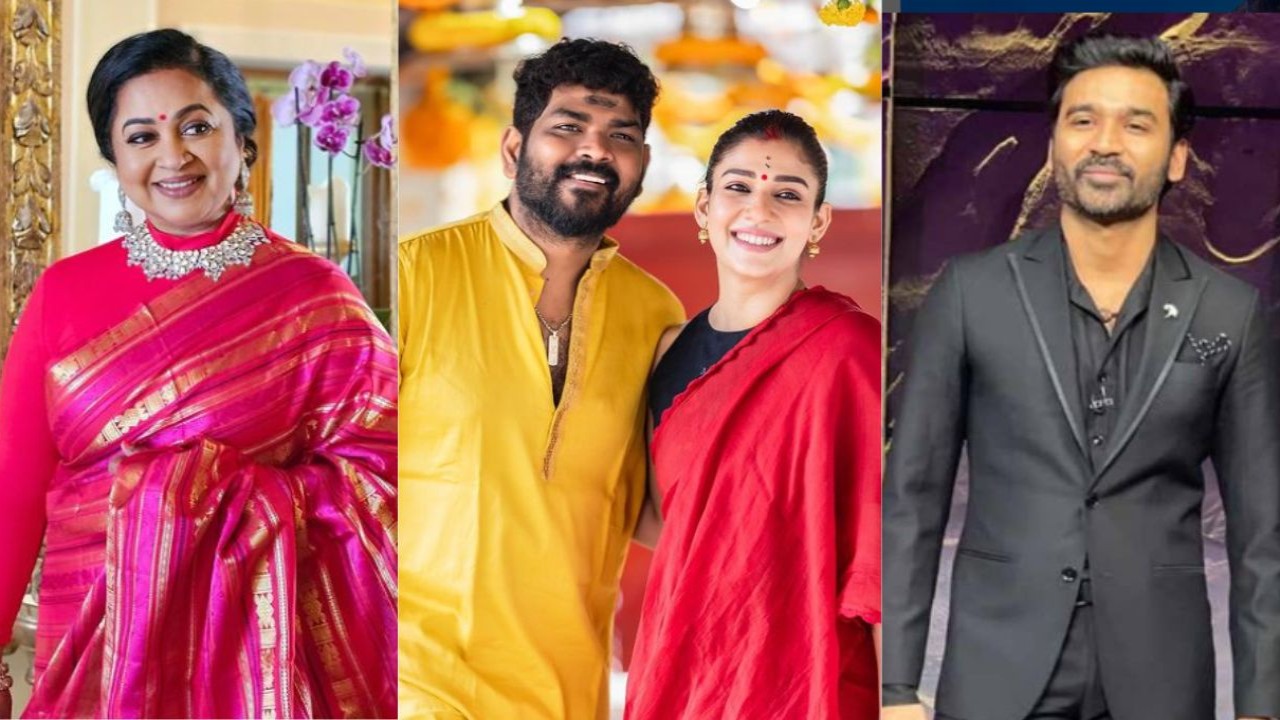 Radikaa Sarathkumar recalls Dhanush’s shocking response to Nayanthara-Vignesh dating