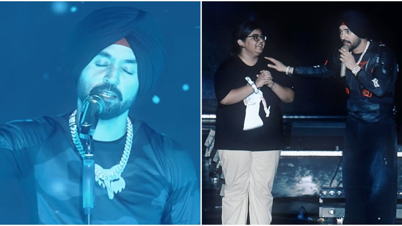 WATCH: Diljit Dosanjh dedicating Ikk Kudi to female fan on stage during Delhi concert proves he is true gem; gets audience emotional