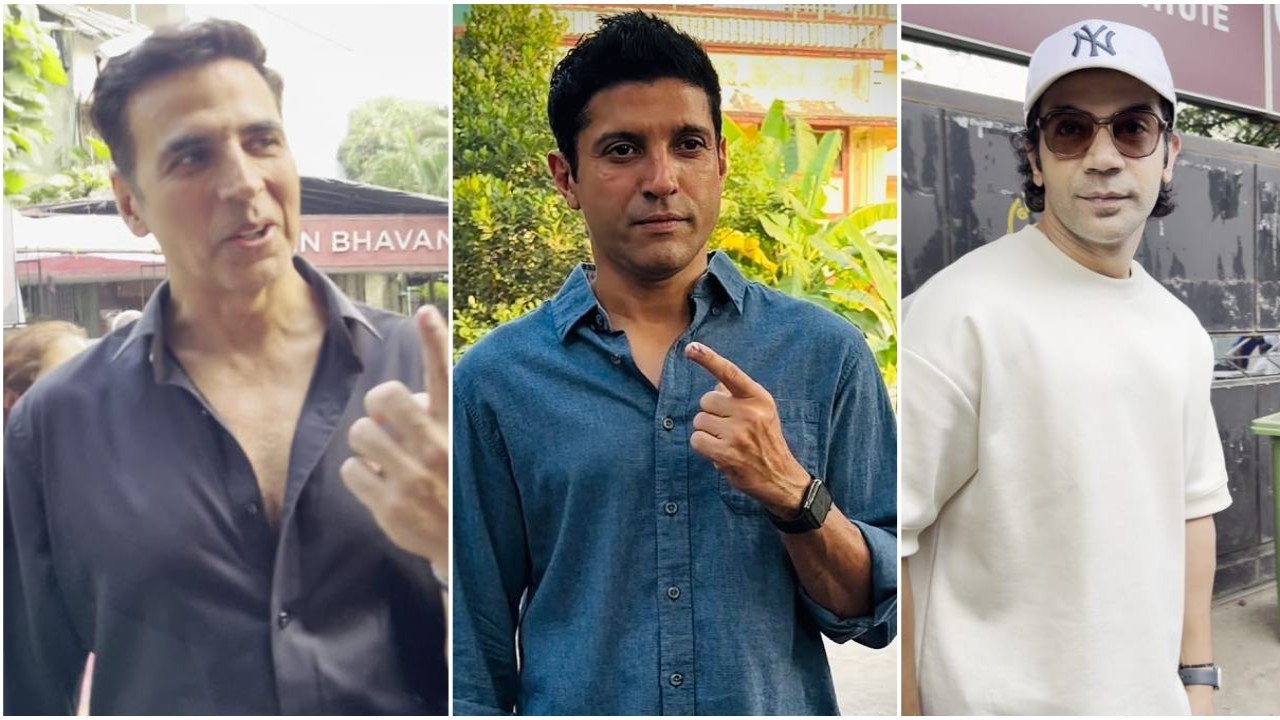 Maharashtra Assembly Elections 2024: Akshay Kumar praises arrangements by ECI as he arrives to cast his vote; Rajkummar Rao, Farhan Akhtar and more join