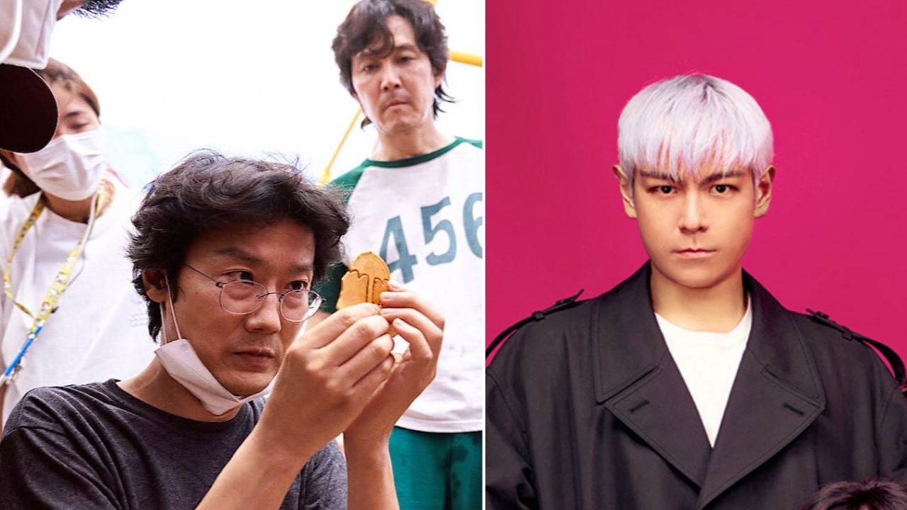 Hwang Dong Hyuk and T.O.P: courtesy of Netflix