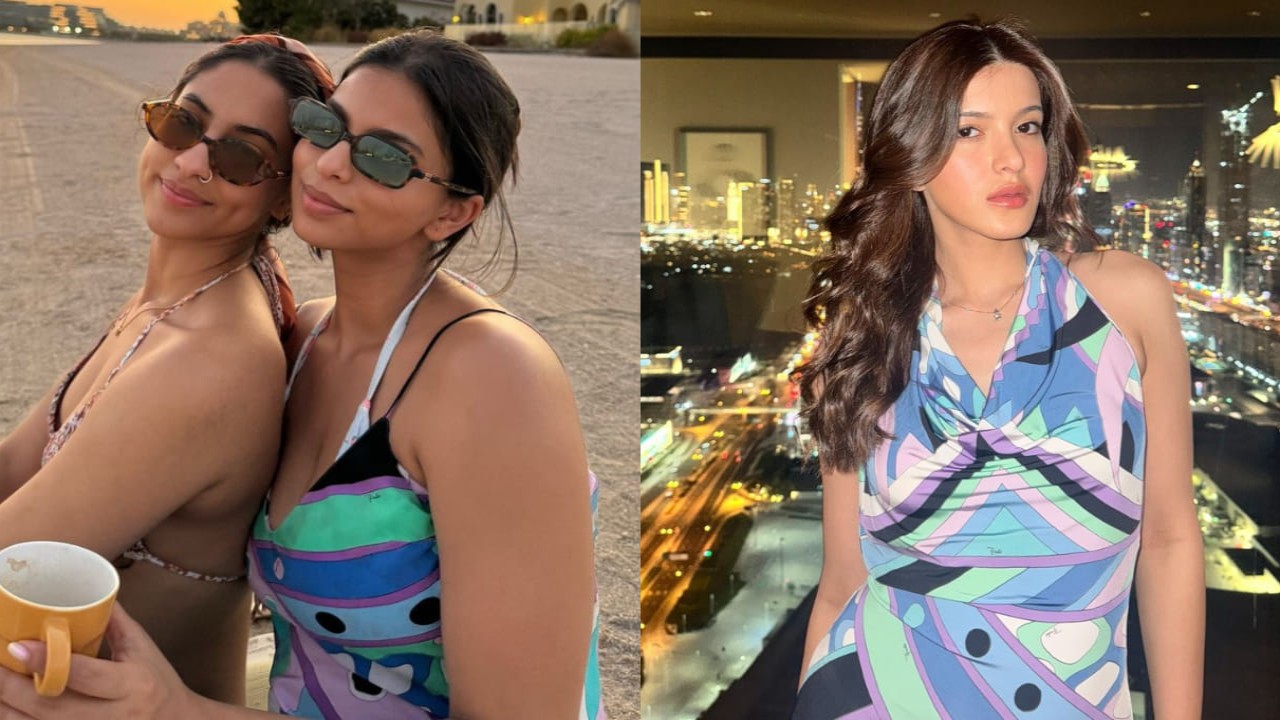 Suhana Khan and Shanaya Kapoor in Emilio Pucci dress 