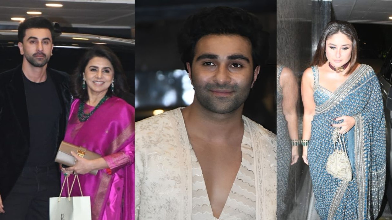 Ranbir and Kareena take up sibling duties at brother Aadar Jain’s Roka ceremony: WATCH