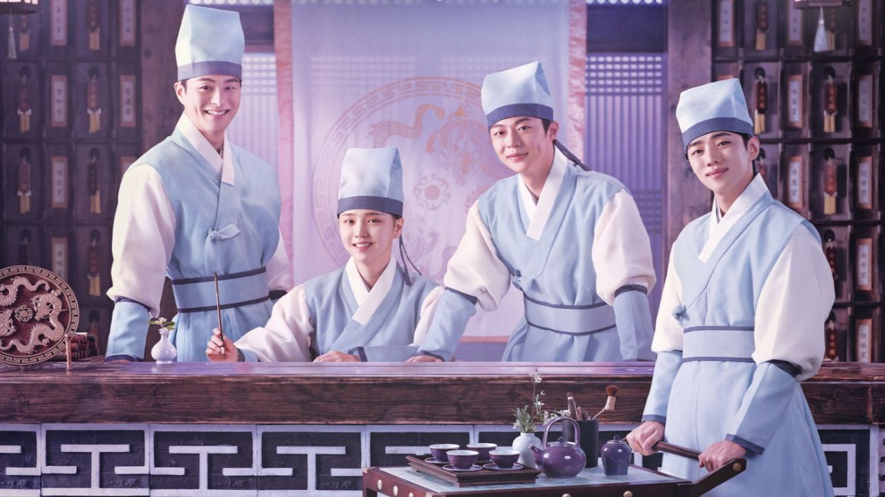 Check In Hanyang FIRST poster: Bae In Hyuk, Kim Ji Eun, Jung Gun Joo, and Jaechan gear up to welcome customers with open arms