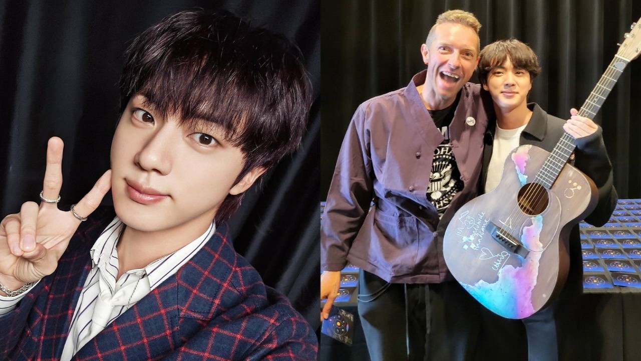 'Chris Martin hyung gave...': BTS' Jin tells Jimmy Fallon about Coldplay collab on The Astronaut before his military enlistment; talks about guitar gift