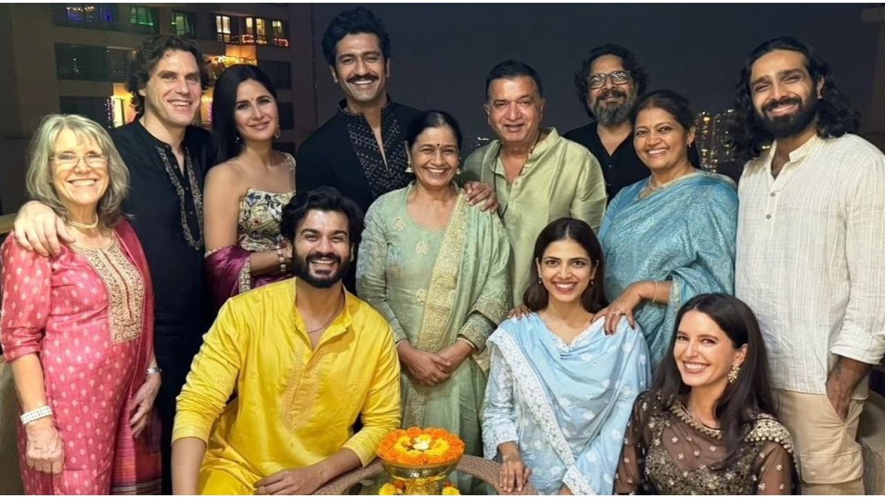 Katrina-Vicky’s UNSEEN Diwali pic with family exudes Hum Saath Saath Hain vibes