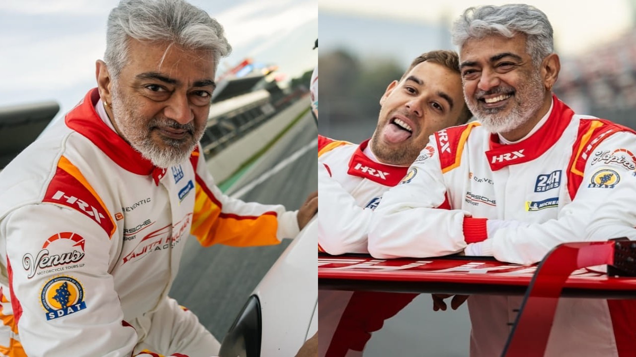 Ajith Kumar dons racing outfit yet again as he arrives at F1 racing circuit in Spain