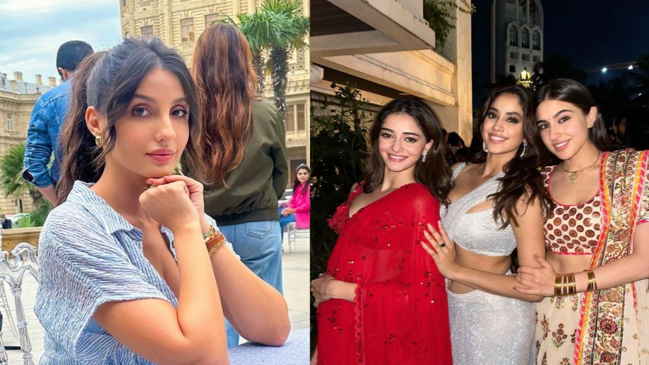 Nora Fatehi says she can't dress like Janhvi, Sara, or Ananya. Here's why