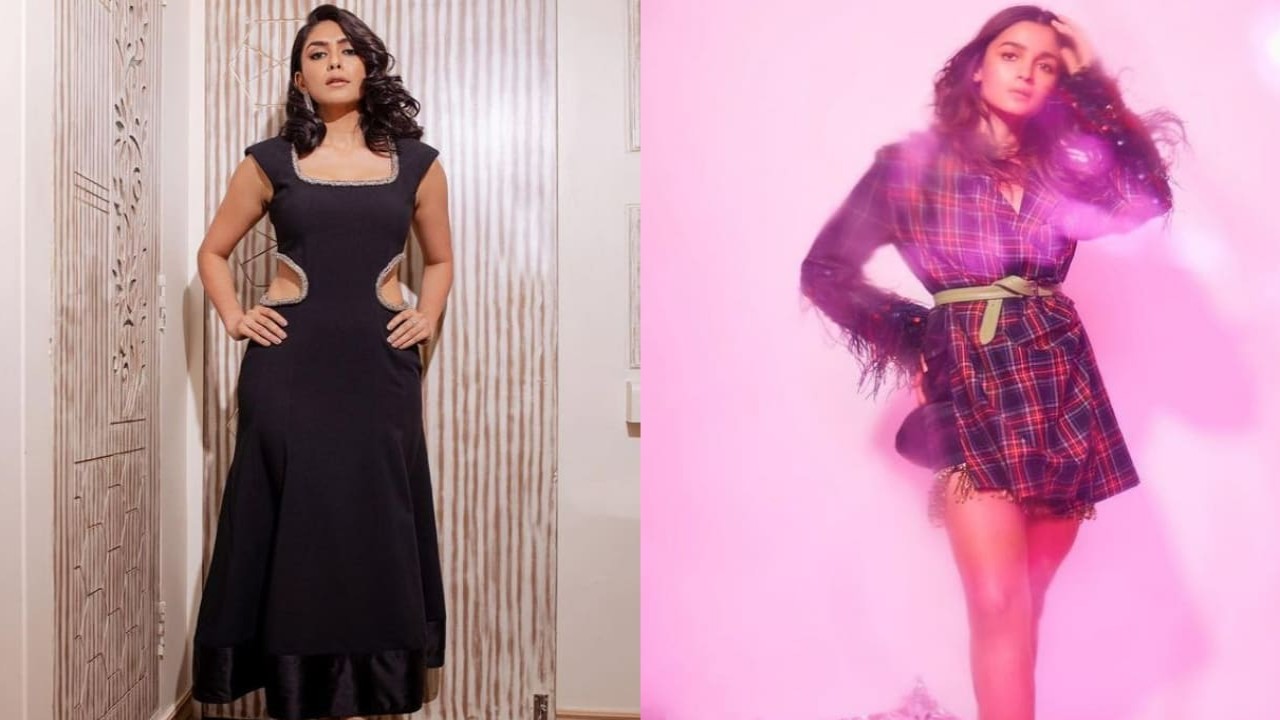 5 effortlessly stylish winter party outfits ft Alia Bhatt, Mrunal Thakur, and more 