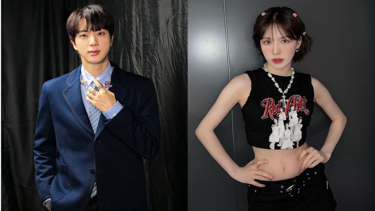 BTS' Jin, Red Velvet's Wendy; Image Courtesy: BIGHIT MUSIC, Wendy's Instagram