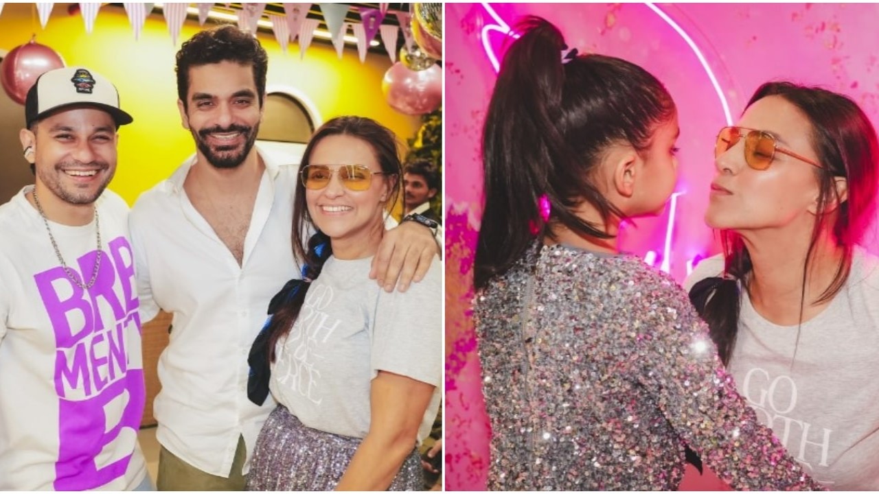 Inside Neha Dhupia-Angad Bedi’s daughter Mehr’s sparkly 6th birthday celebration ft Soha Ali Khan, Kunal Kemmu, Natasa Stankovic and others; PICS