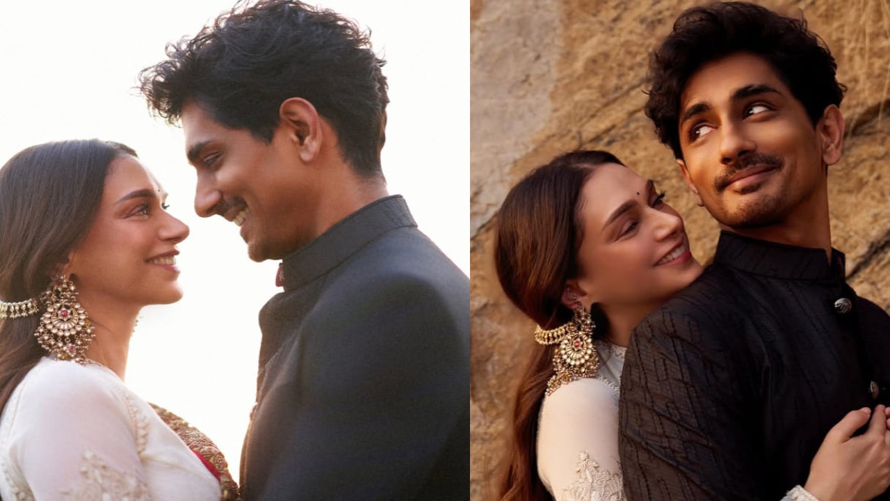 Aditi Rao Hydari and Siddharth are madly in love and these post-wedding pics prove it