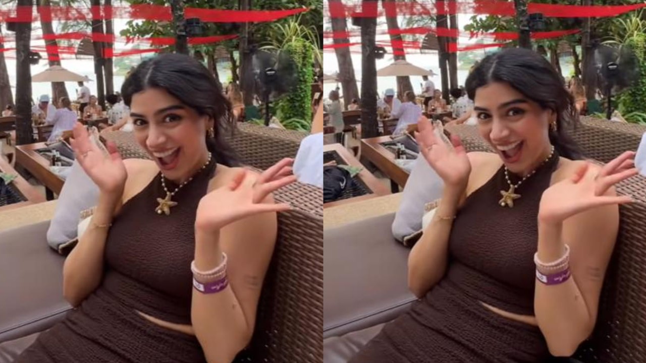 Khushi Kapoor’s brown cut-out dress and Gucci bag make effortless style look flawless