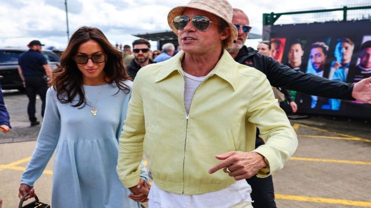 Brad Pitt and Ines de Ramon (Getty Images)