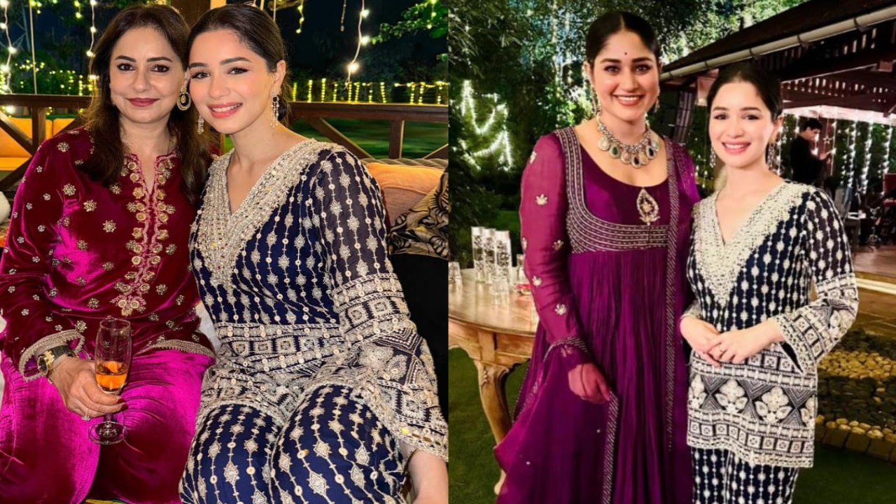  Sara Tendulkar shared stunning pictures in a blue suit set and it’s perfect for winter weddings 