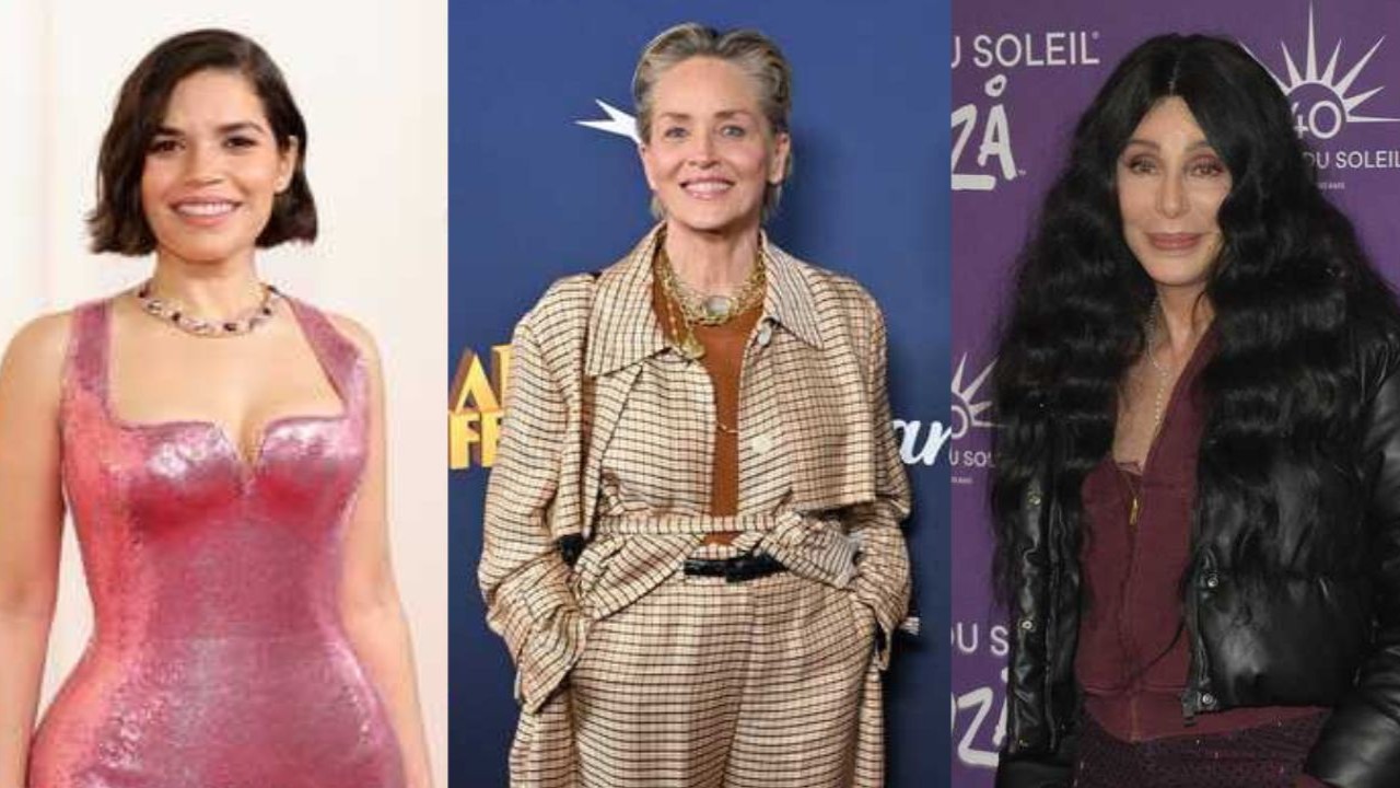 America Ferrera, Sharon Stone and Cher (CC: Getty images)