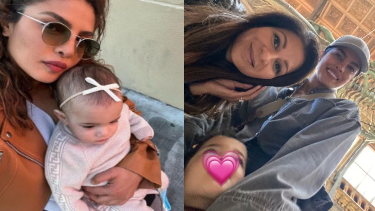 It’s Priyanka Chopra and daughter Malti’s museum day out and we love how the little munchkin’s eyes are fixed on her mom just like all of us; PIC