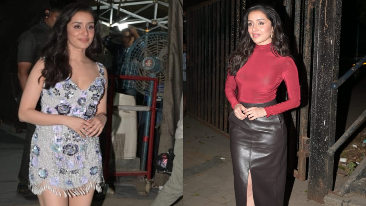 Shraddha Kapoor in two glam outfits