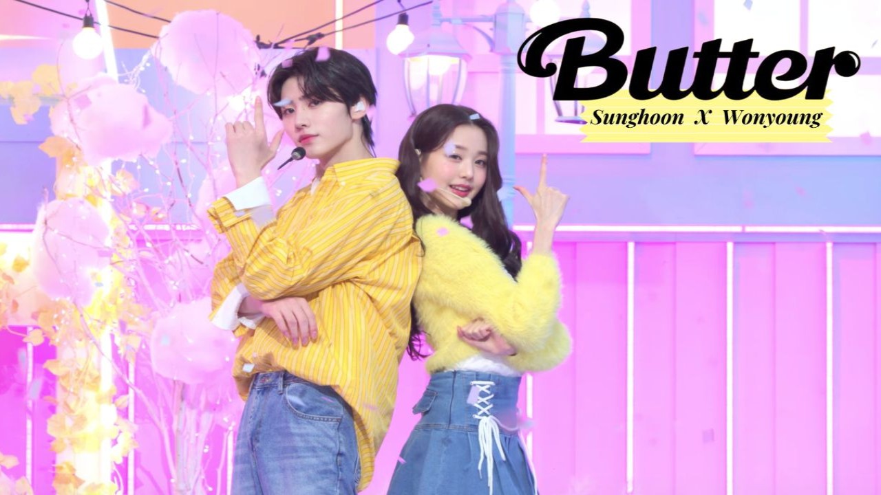 When IVE’s Jang Wonyoung and ENHYPEN’s Sunghoon surprised fans with a refreshing cover of BTS’ Butter; Watch