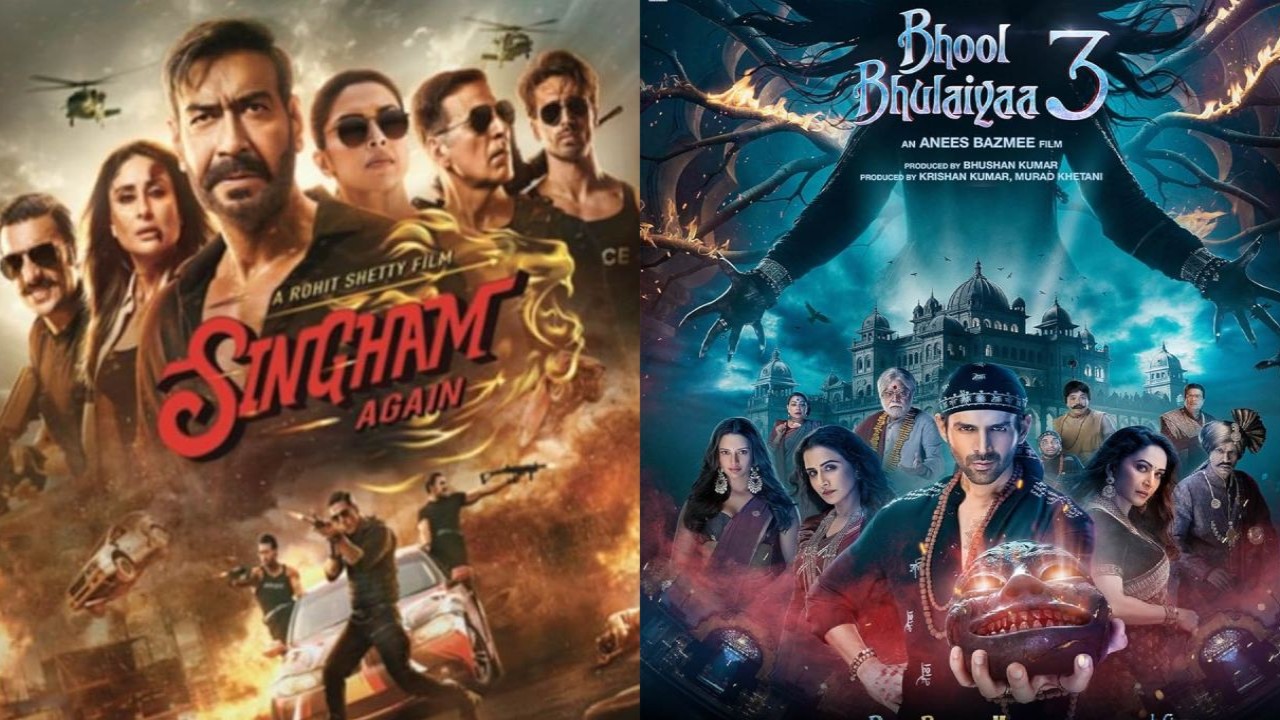 Box Office: Singham Again and Bhool Bhulaiyaa 3 are 103rd, 104th film in 100-crore-club