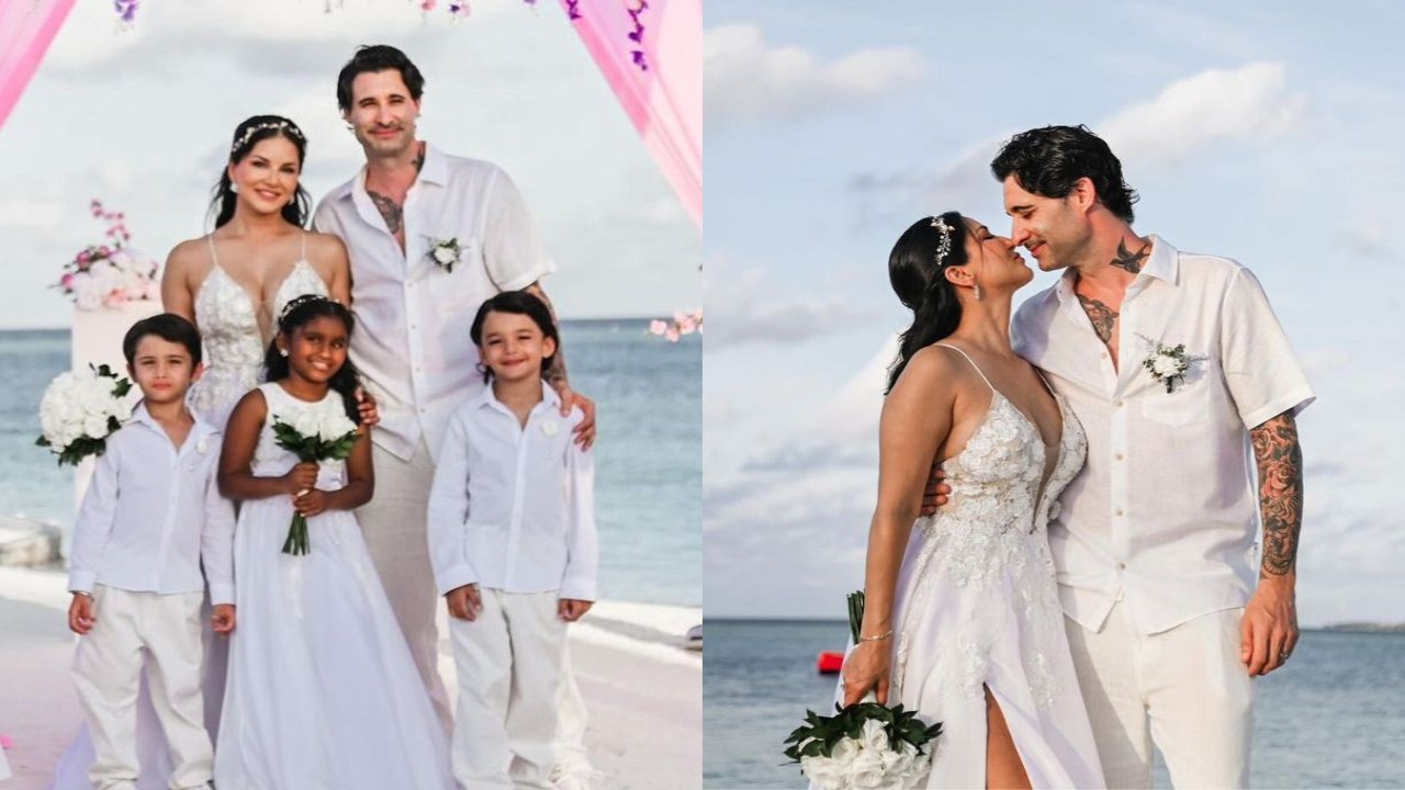 Sunny Leone and husband Daniel Weber renew wedding vows in Maldives after 13 years of togetherness; See dreamy PICS