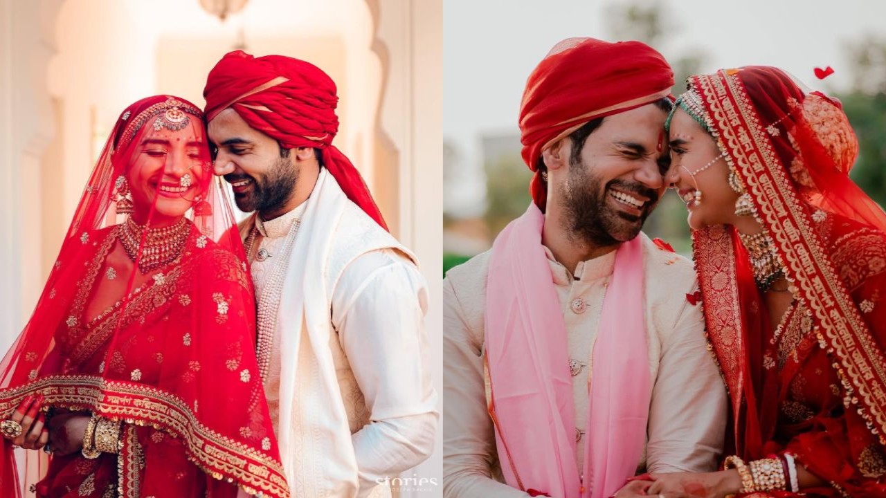 Rajkummar REVEALS why he asked Patralekha to apply sindoor on his forehead at their wedding