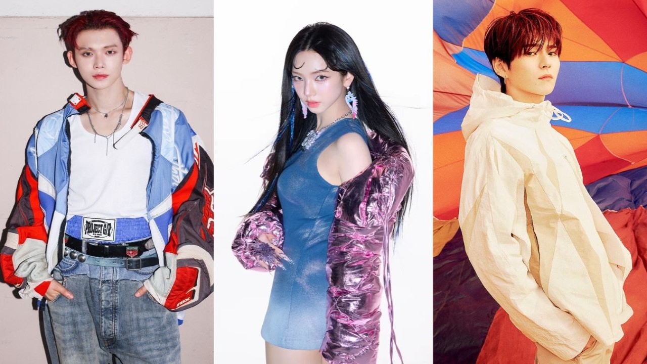 TXT’s Yeonjun, aespa’s Karina, TREASURE’s Yoshi; Image Courtesy: BIGHIT MUSIC, SM Entertainment, YG Entertainment