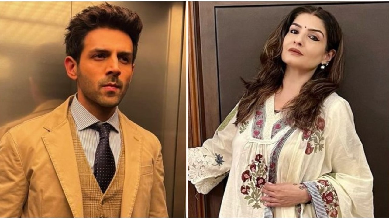 Kartik Aaryan, Raveena Tandon, Pati Patni Aur Woh 2