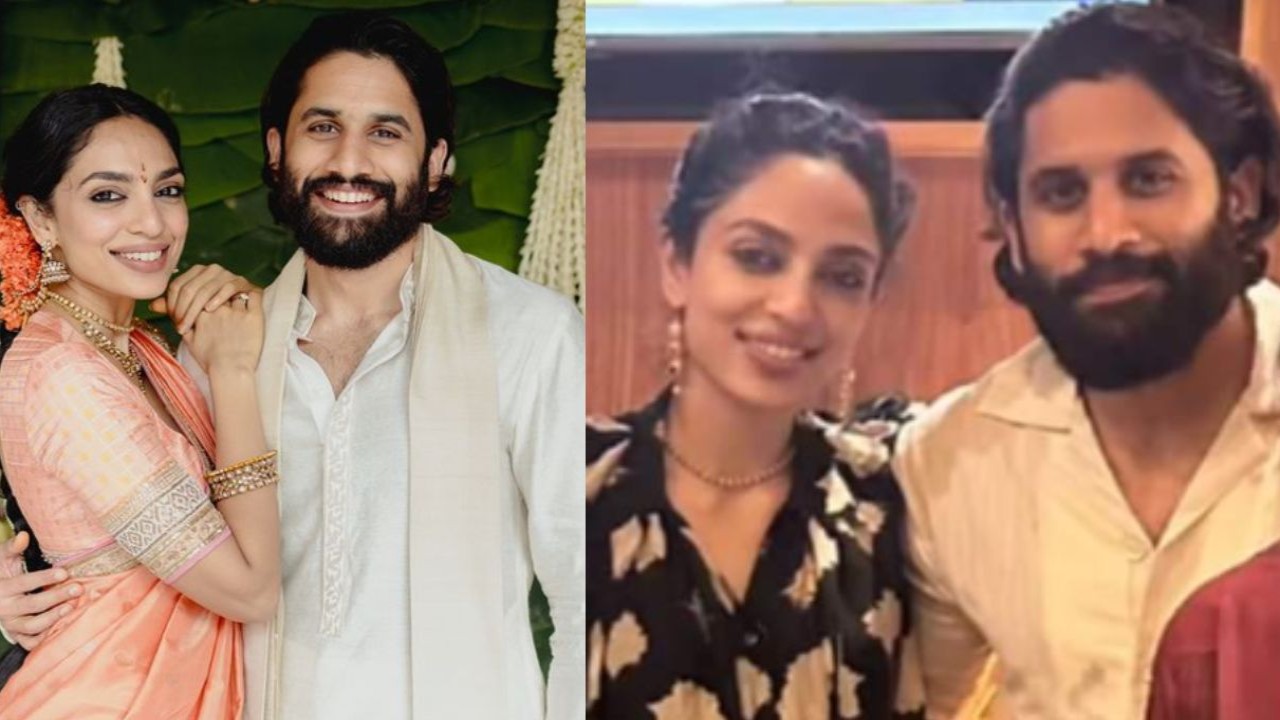 Sobhita Dhulipala holds Naga Chaitanya close in unseen photo from his 38th birthday dinner