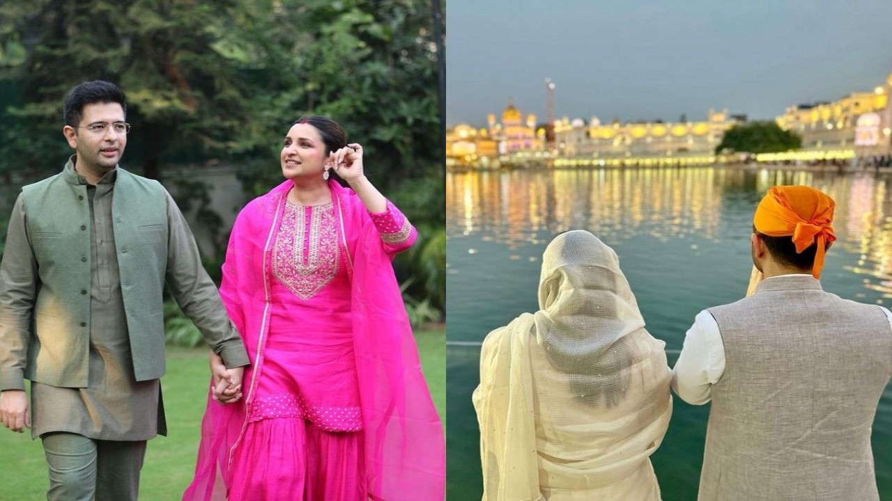 Parineeti Chopra-Raghav Chadha seeking blessings at Golden Temple on Guru Nanak Jayanti is pure couple goals