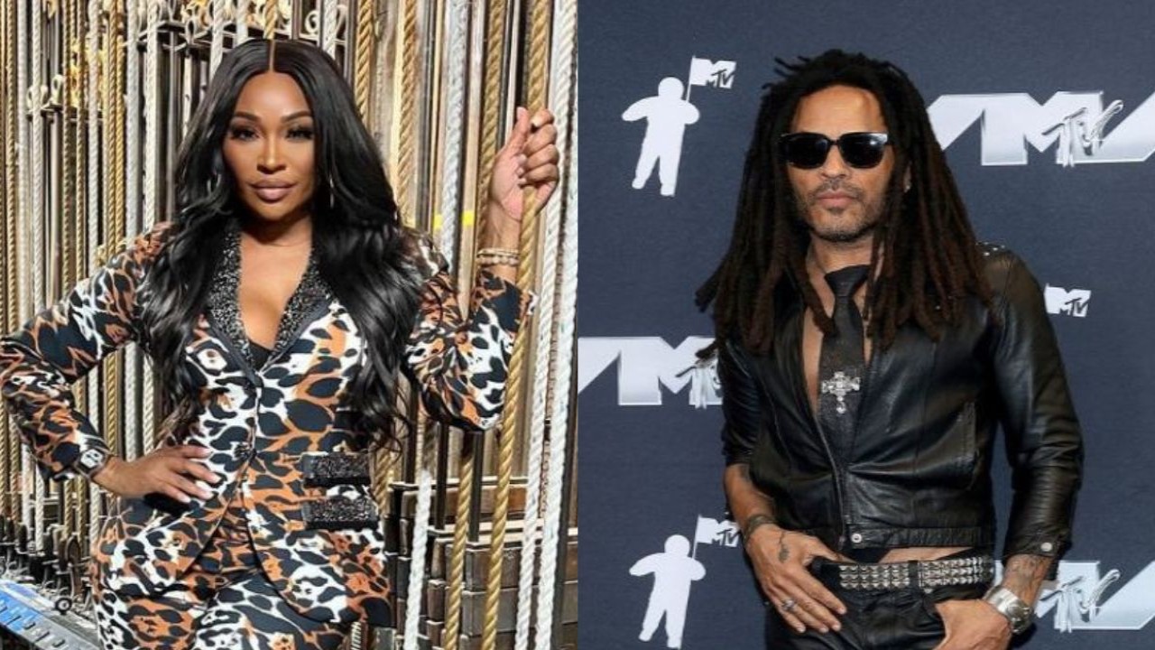 Cynthia Bailey (CC: Instagram) and Lenny Kravitz (CC: Getty images)