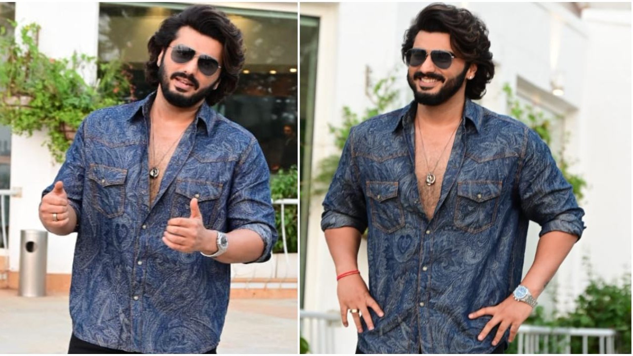 WATCH: Singham Again star Arjun Kapoor gives humorous reply as paps ask him to flash Danger Lanka’s ‘darr wali smile’; ‘Nahin, uske liye…’