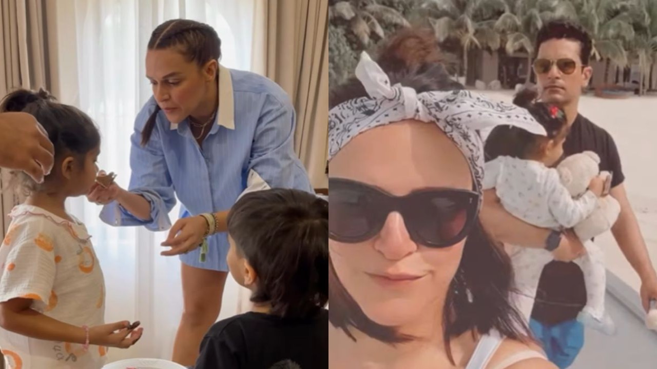 Neha Dhupia has the most adorable post for her ‘doll’ daughter Mehr on 6th birthday, calls herself her ‘no. 1 fan’; WATCH