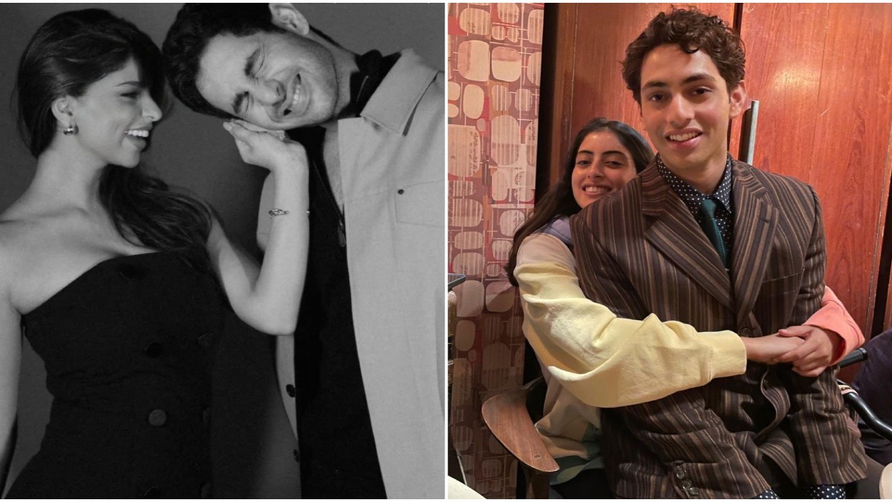 Suhana Khan and rumored beau Agastya Nanda’s playful antics are unmissable in new PIC; Navya Nanda is all heart for birthday boy