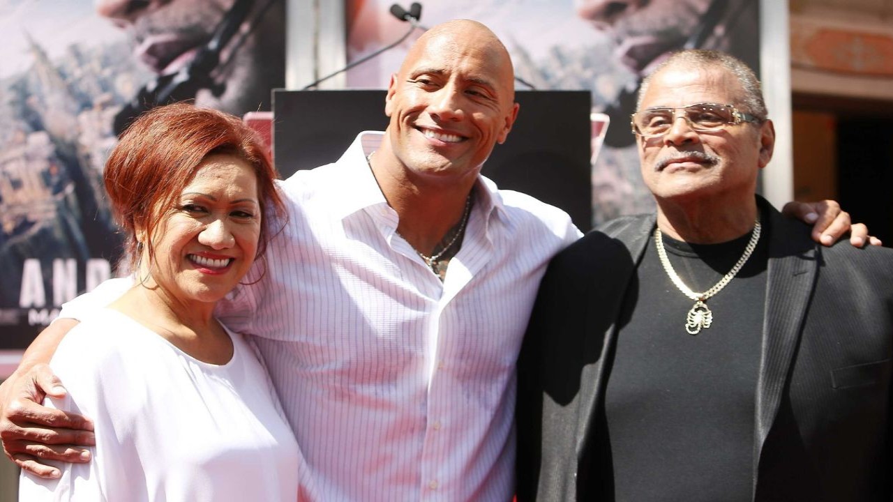 Who are Dwayne Johnson's parents?