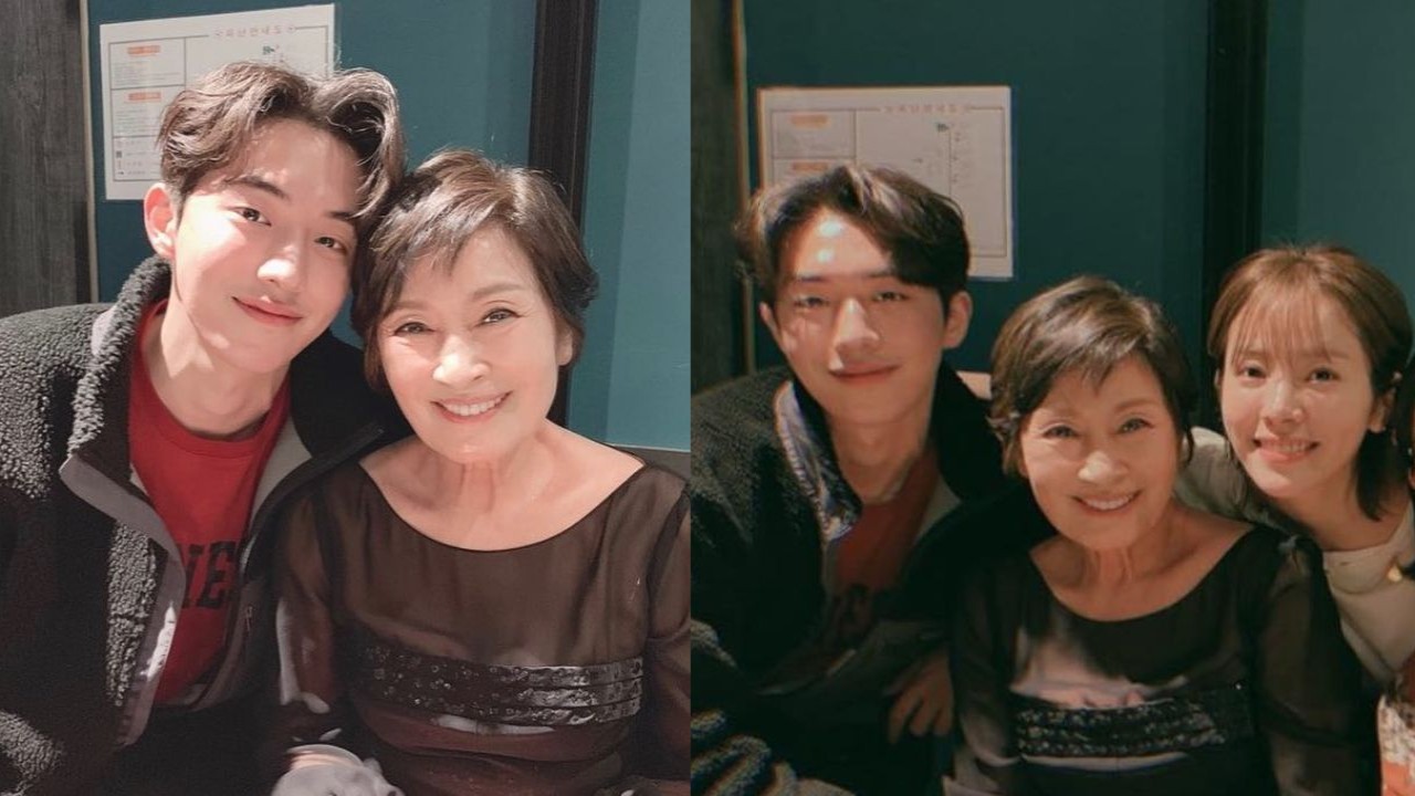 Nam Joo Hyuk, Kim Hye Ja, Han Ji Min: images from Nam Joo Hyuk's Instagram