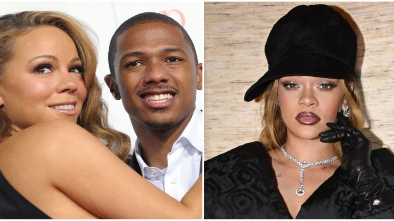 Nick Cannon Reacts to Mariah Carey Signing Rihanna’s Chest At Her Final Christmas Time ...