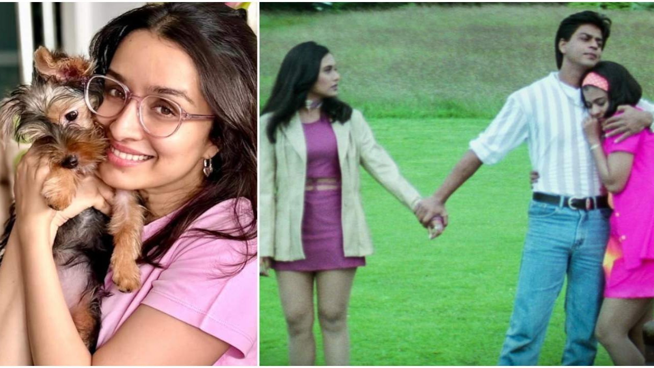 Shraddha Kapoor's cute moment with furry friend Small has Shah Rukh Khan and Kajol's Kuch Kuch Hota Hai connection