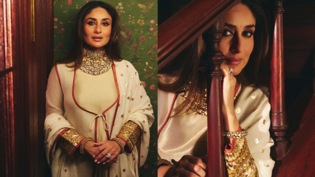 Kareena Kapoor Khan stuns in Rs 32,000 ivory kurta set at Raj Kapoor's 100-day celebration, proving she’s ultimate Begum of style