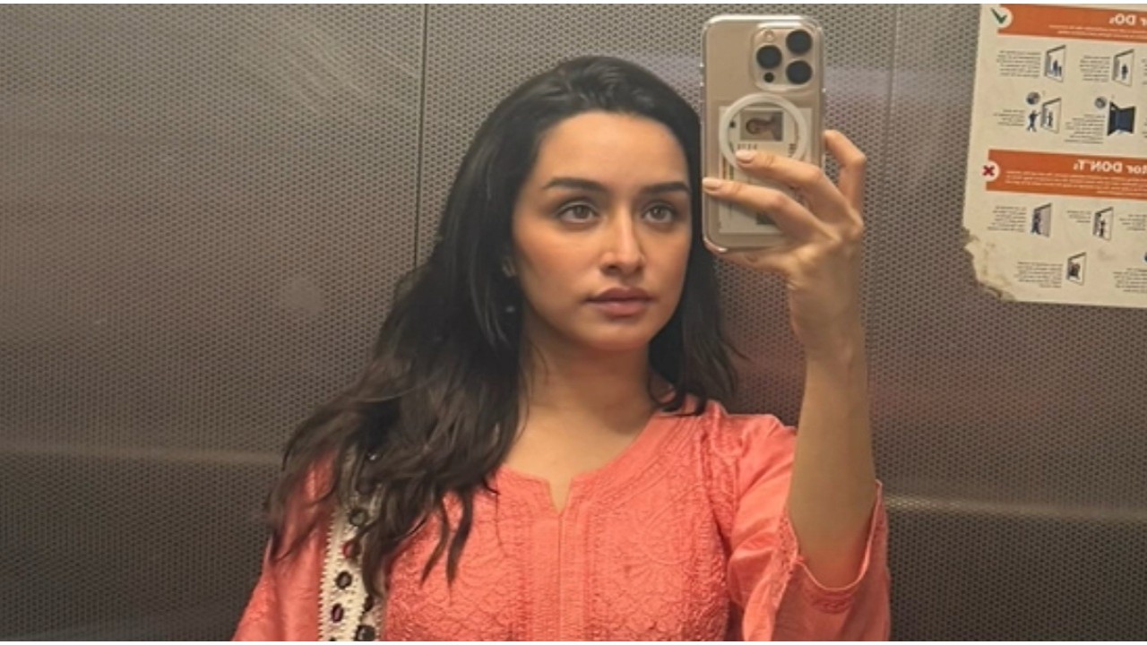 Shraddha Kapoor drops stunning mirror selfie but there's something else that has caught fans' attention; can you spot it?