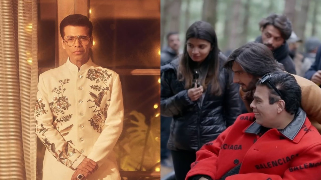 Karan Johar shares BTS PICS from his ‘favourite place’ ft. Hrithik Roshan, Alia Bhatt, Ranveer Singh; can you guess it?