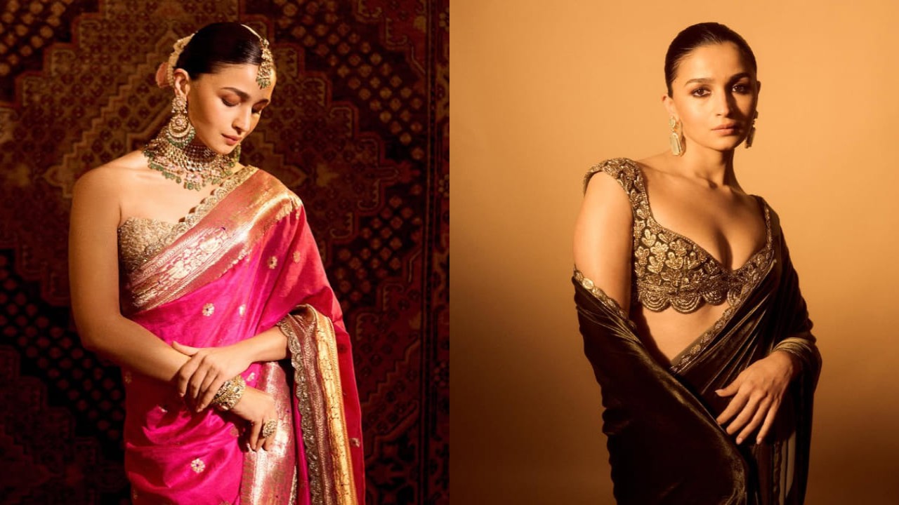 5 Alia Bhatt blouse designs to style with saree: Strapless to plunging-neck