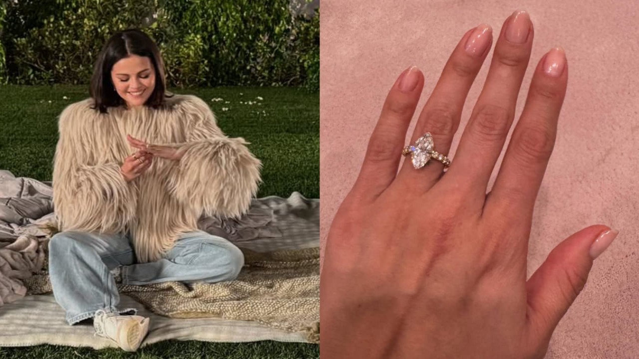 Selena Gomez gets engaged to Benny Blanco, looking absolutely adorable in cozy white fur top