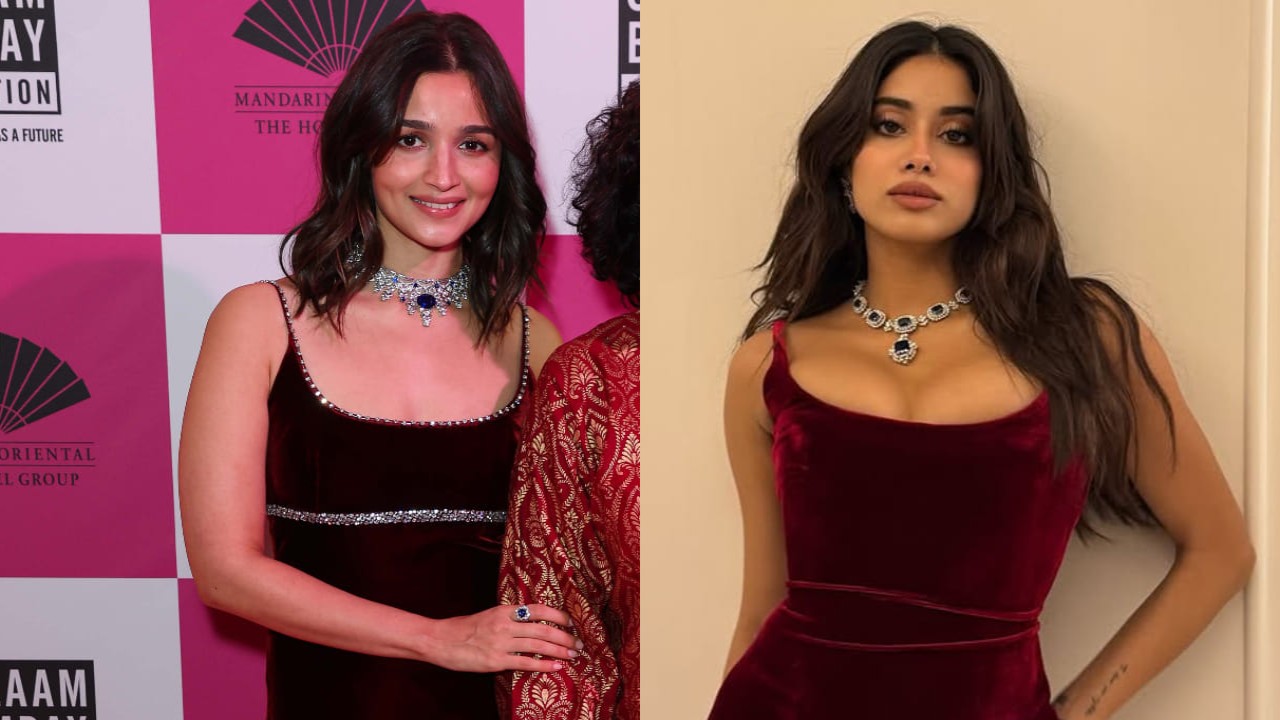  Alia Bhatt vs Janhvi Kapoor: Who pulled off the velvet gown better?