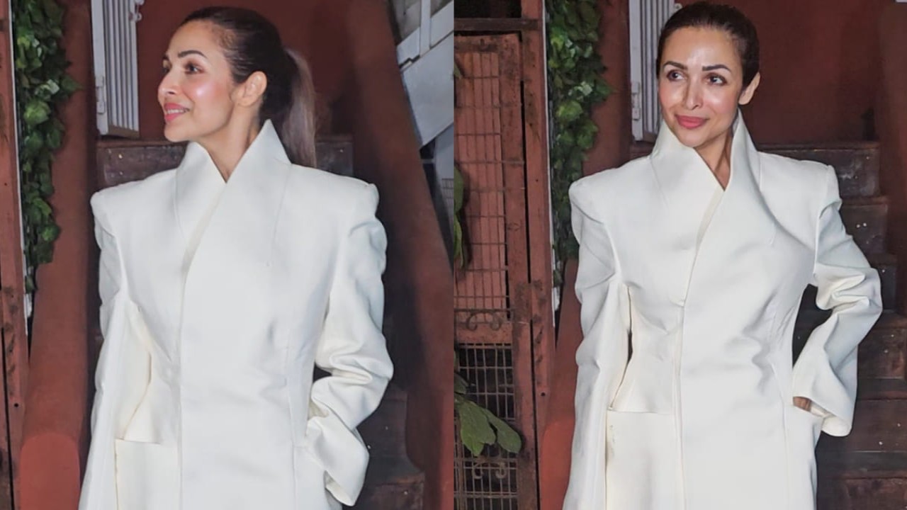 Malaika Arora gives us serious style envy in blazer, boots and bag worth Rs 3,36,206