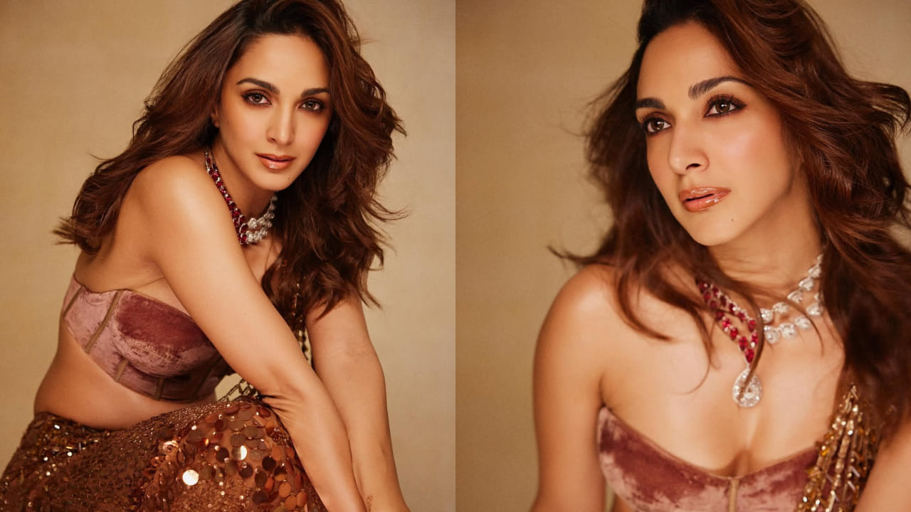 Kiara Advani in glossy lips 