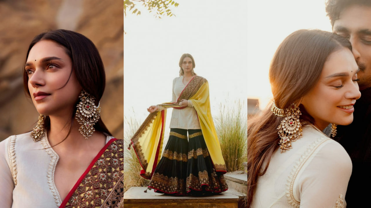 Aditi Rao Hydari’s 4 wedding looks for minimalist brides-to-be  (P.C. - thehouseontheclouds)