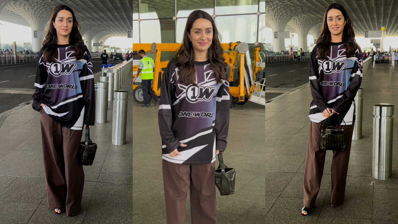 Shraddha Kapoor’s airport look in Dhruv Kapoor top and Bottega Veneta mini bag worth Rs 2 lakh is FIRE; you won’t have to steal your brother’s clothes